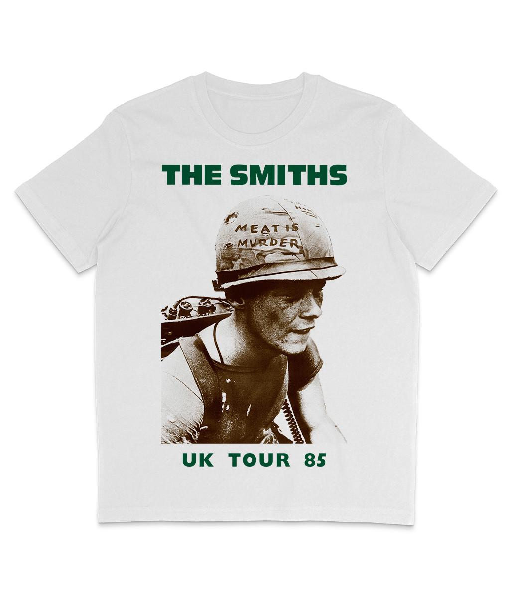 The Smiths - Meat Is Murder Tour 1985 - Soldier - Green Text - Organic T-Shirt Mens Womens Tees Top S
