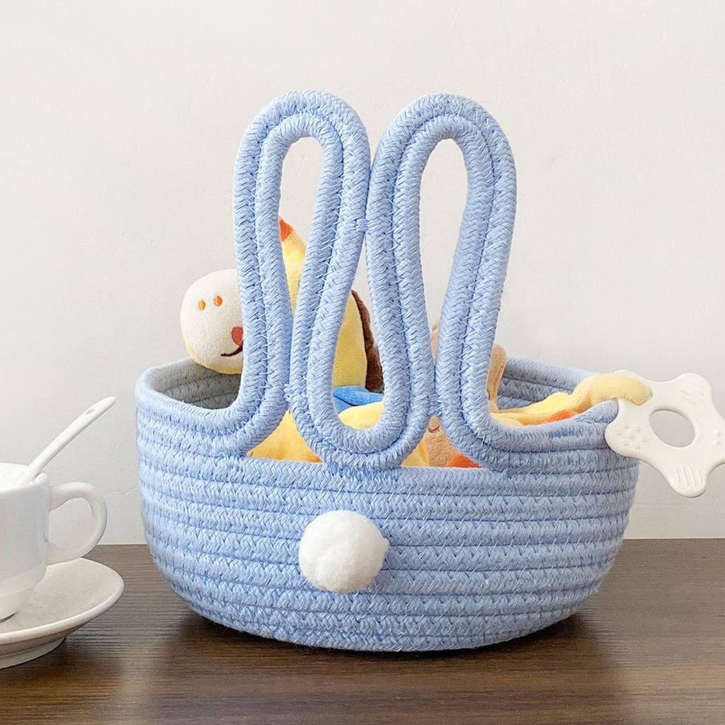 Cotton Yarn Storage Basket Knitting Basket Snack And Toy Organizer  Storage Box