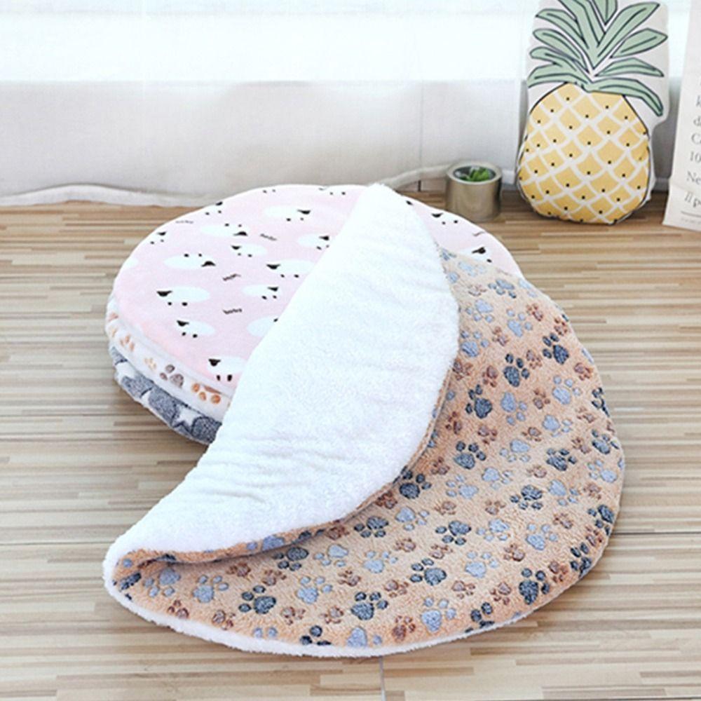 Teplé podložky na spaní pro mazlíčky Měkké podložky do kočičího pelíšku Roztomilý polštářek pro mazlíčky pro kočky