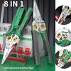 Manually Wire Cutting Pliers 7/8-In-1 Crimpper Durable Electricians Hand Tools