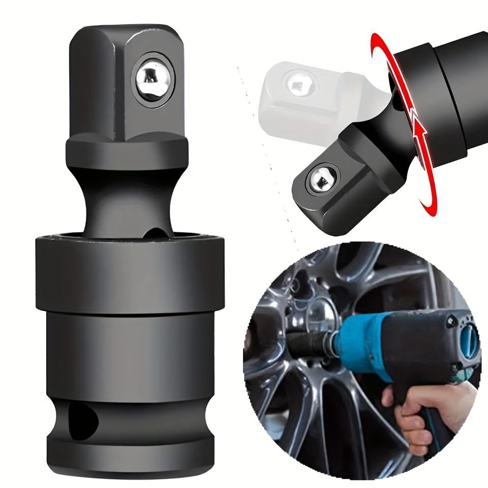 360° Swivel Steel Ball Impact Socket for Electric Wrench Efficiency Enhancement 1/2 Inch Drive Universal Joint Socket Adapter