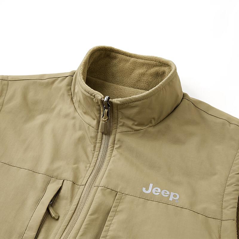 Jeep Men's Fleece-Lined Waterproof Outdoor Thermal Vest