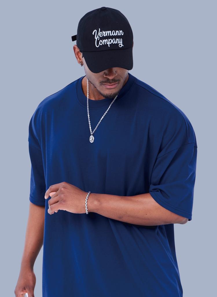 Beleumaneopaeleol [2Pack] Basic Cutout Oversized Short Sleeve T-Shirt 5 Colors