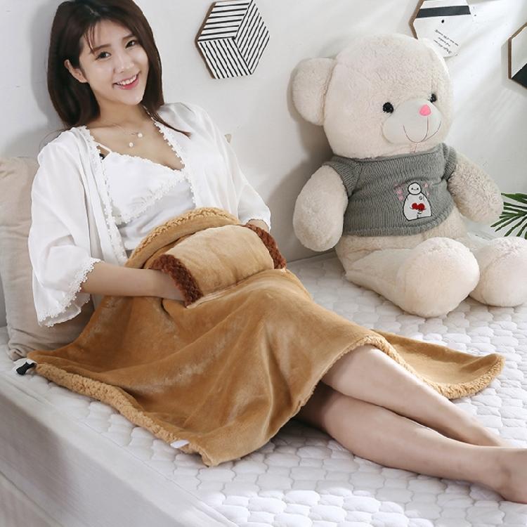 Fast Heating Polyester Mat Muilt Color Flannel Pad Thermostat USB Blanket