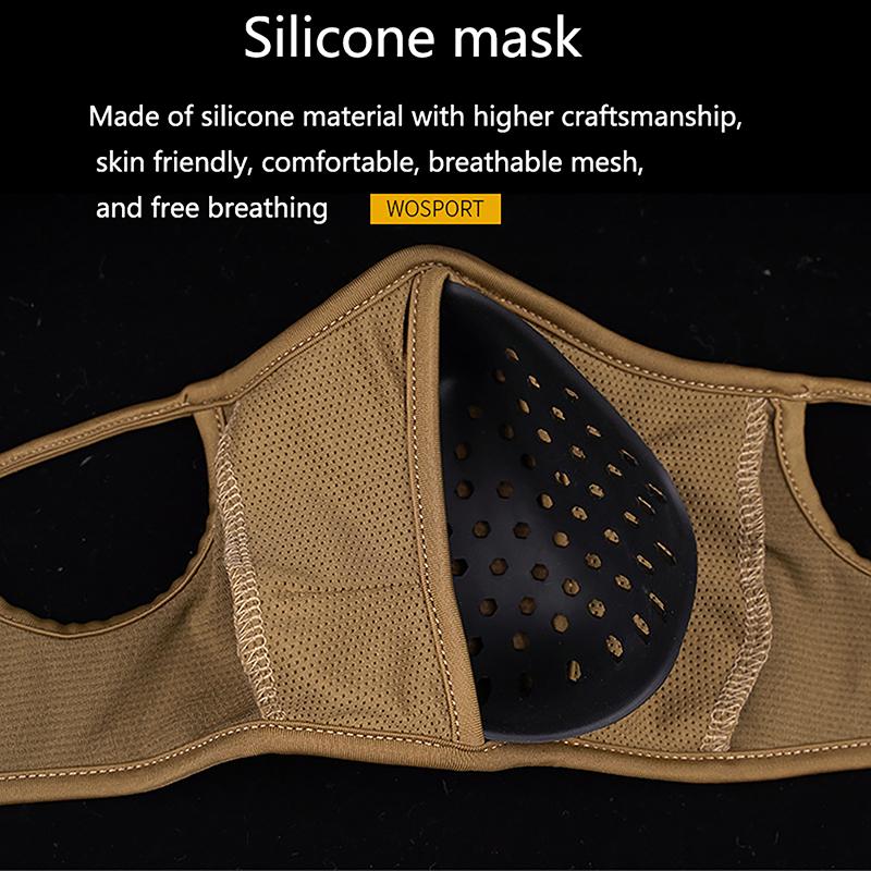 

Маска для стрельбы на открытом воздухе, дышащая, эластичная, мягкая, тактическая, без ушей, для лица