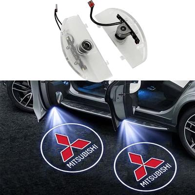 2Pcs LED Light Car Door Welcome Projector Lights Ghost Shadow Courtesy Lamp for Pajero 2008-2020 Grandis 2009