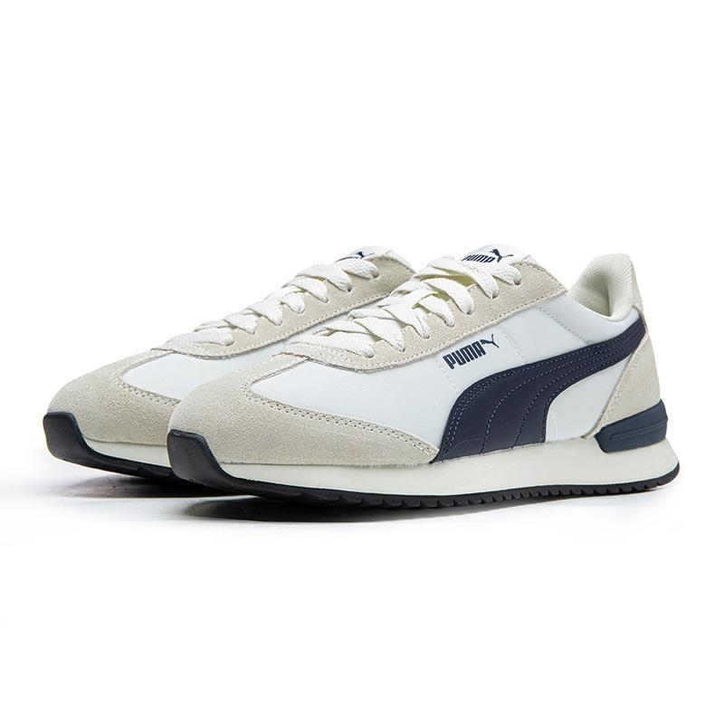 PUMA R78 Nylon Abrasion Resistant Low top Casual Shoes Unisex White Blue 399250-16