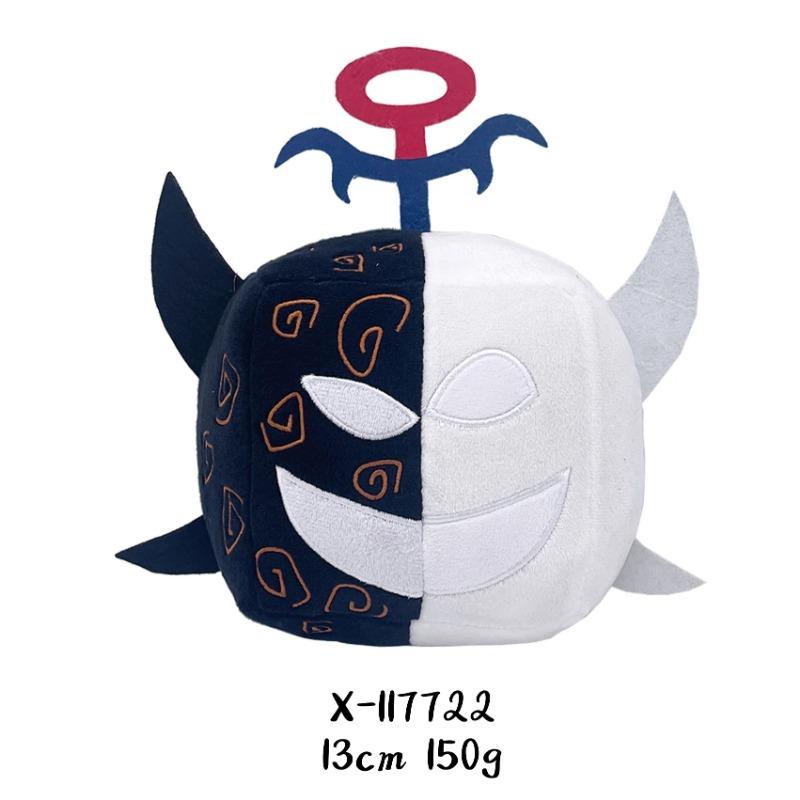 Blox Fruits Anime Game Plush Toy Fruit Leopard Pattern Box Plushies Toy 16cm Soft Stuffed Fruits Toy Christmas Gift For Children