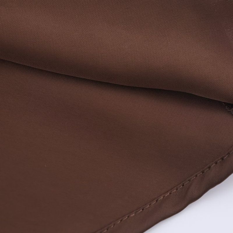 Kaslead New Women clothes Western Style Contrast Color Trim Satin Texture Midi Dress 1165179