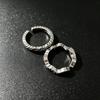 Silver Striped Ring Set of 2 for Women, Trendy Cold Style Ring, Small Niche Simple Band Ring, Open, Unisex, Couple Ring