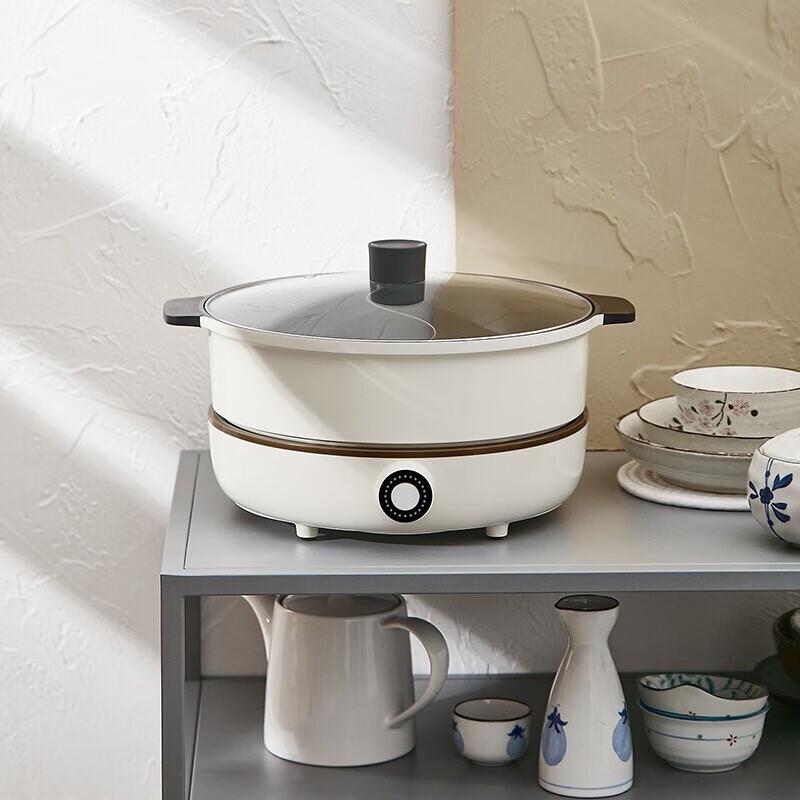 Joyoung IH Electric Split Hot Pot 4.5L CN Plug (adapter Included)
