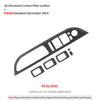 For BMW E60 Series 5 2008-2010 Made of Alcantara Car Interior Window Switch Lifter Panel Trim Performance Sticker Accessories