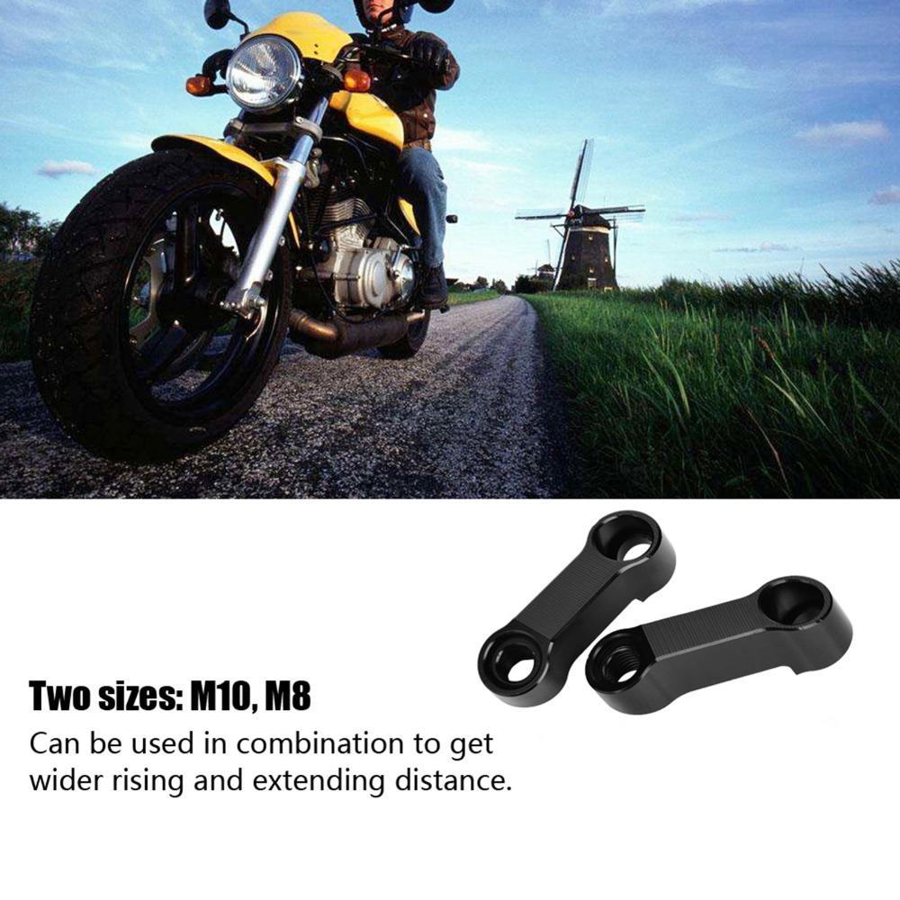 Riser Design Motorcycle Rearview Mirror Adapter Universal Rearview Mirror Riser For Motorcycle