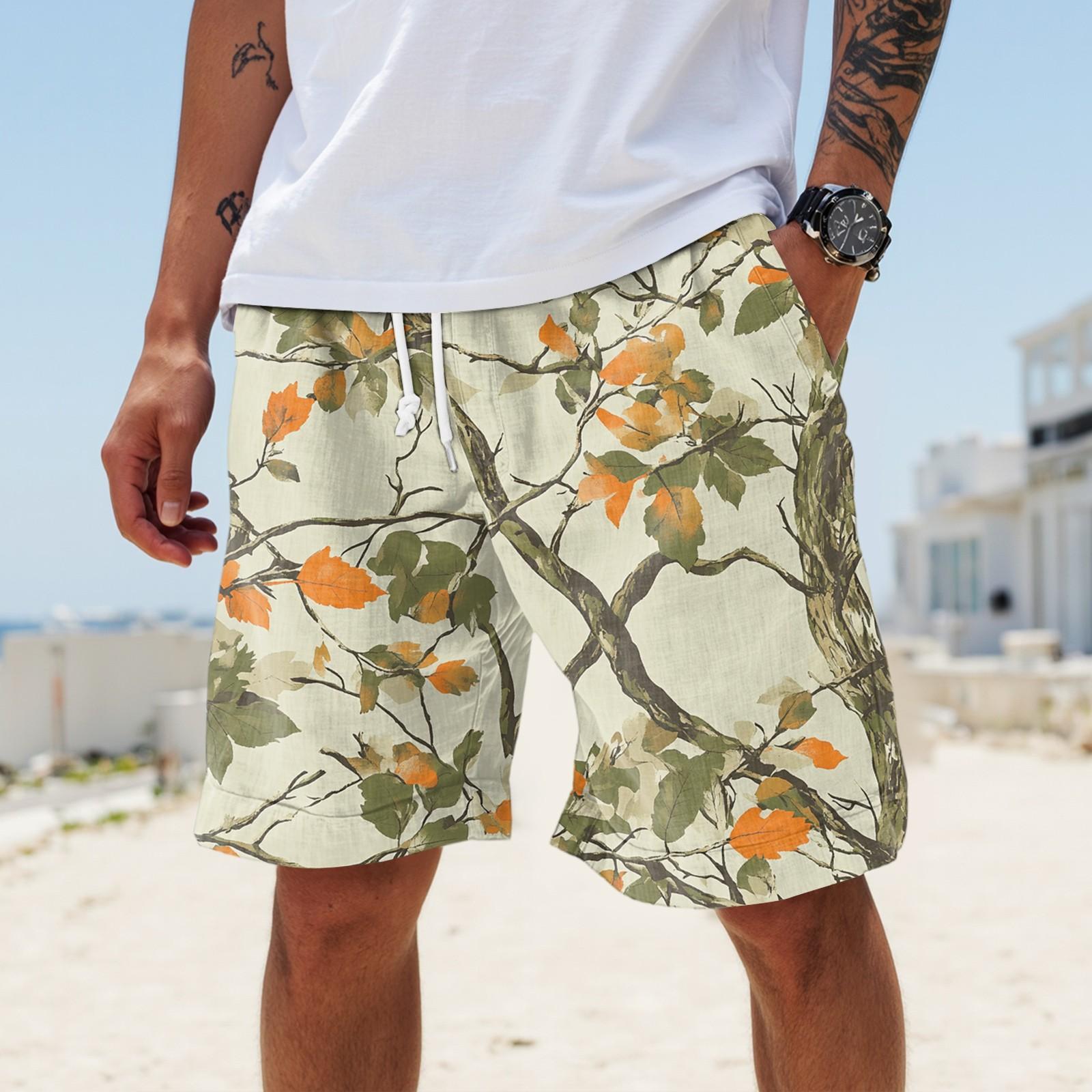 

Мужские летние большие повседневные свободные спортивные брюки пляжные шорты XL белый