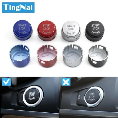 Car Engine Start Stop Button Switch Cover Without OFF Replacement For BMW X3 X4 F25 F26 2011 2012 2013 2014 2015 2016 2017 2018