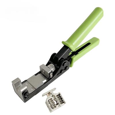 Punch Down Tool for 110 Type AMP Module, 180° & 90° Cat5e Cat6 Network Module Crimping Tool