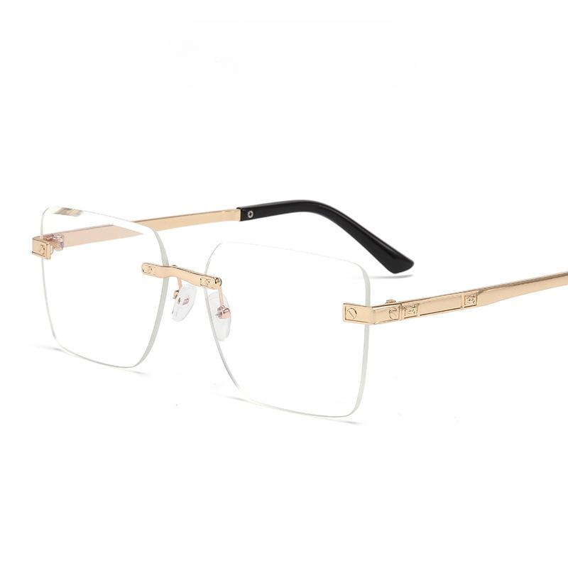 Nowe Okulary Słoneczne z Dużymi Oprawkami, Bezramkowe, Okulary Uliczne dla Celebrytów Online, Personalizowane Okulary Wysokiej Klasy.