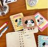 Japanisches und Koreanisches Cartoon Kreatives Süßes Mädchen Herz Notizbuch Schüler Notiz Unterschriftenbuch Schüler Komfort Aufkleber Ins Etikett