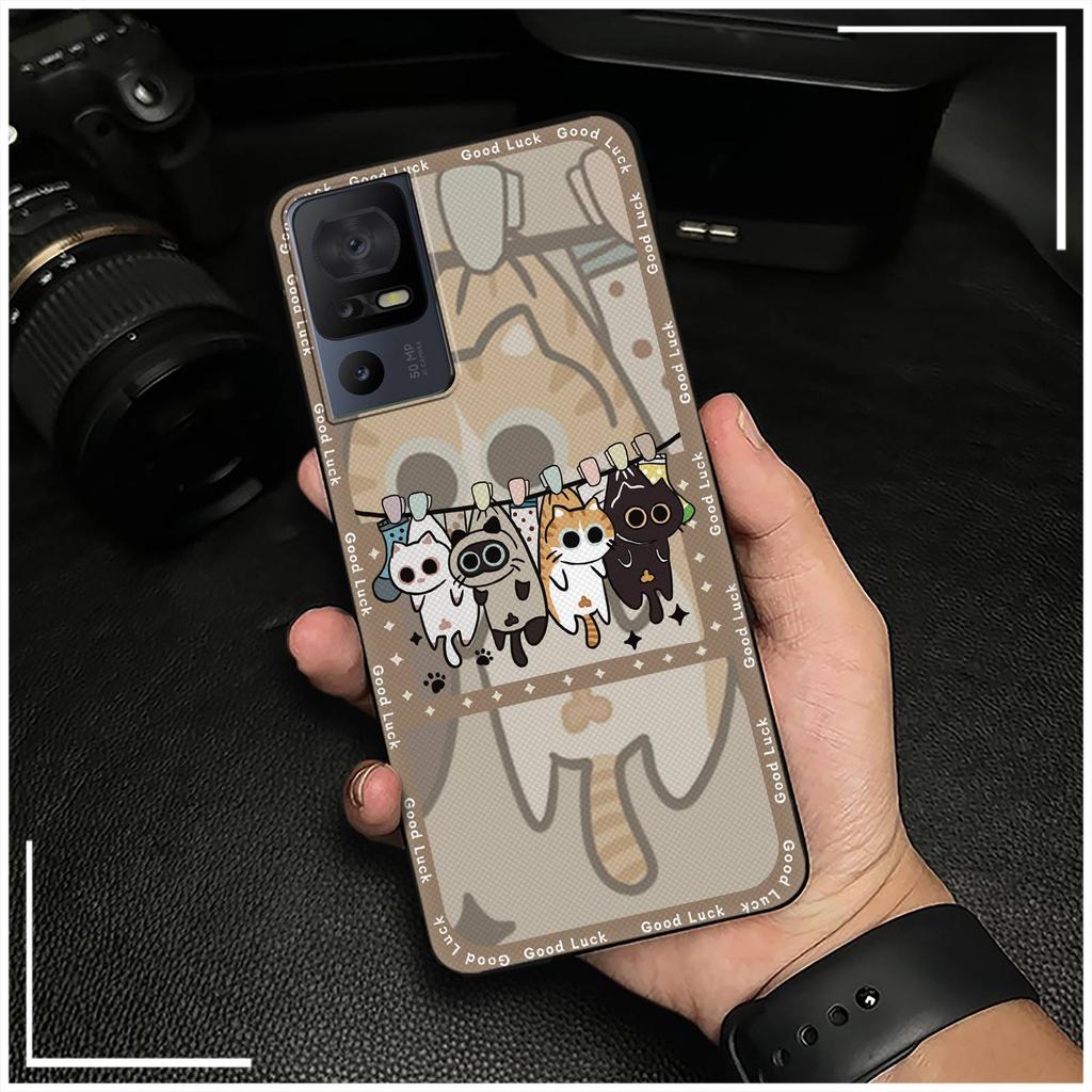 Silicone Full Wrap Phone Case For TCL 40SE/T610K Soft Case Anti-dust Anti-knock Shockproof Back Cover Cute Waterproof