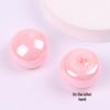 12mm Round Half-Face Steamed Bun Beads for DIY Crocs, Earrings, Hair Clips, and Jewelry Accessories.