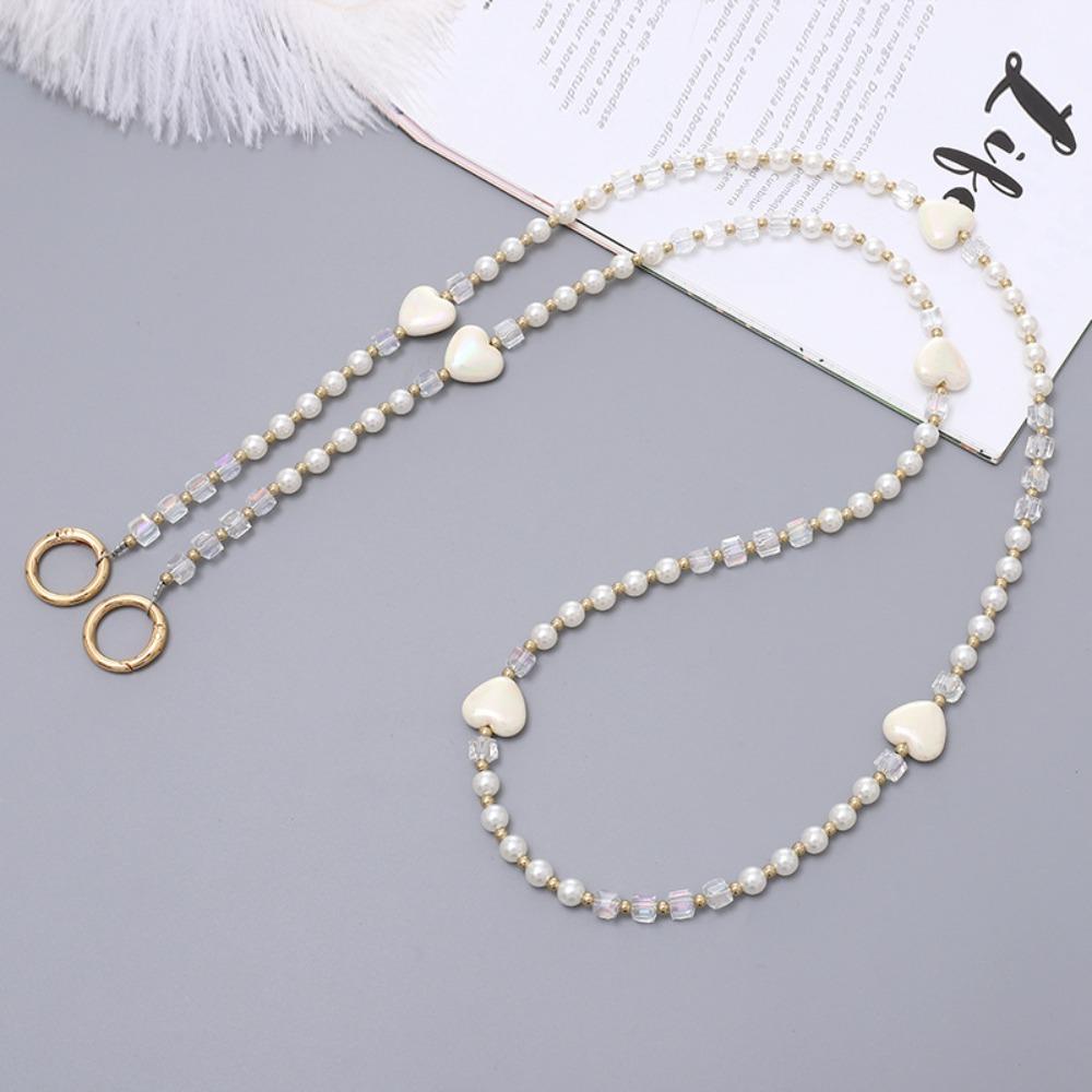 Love Heart Mobile Phone Crossbody Strap Bag Chain Phone Neck Straps Mobile Phone Pendant