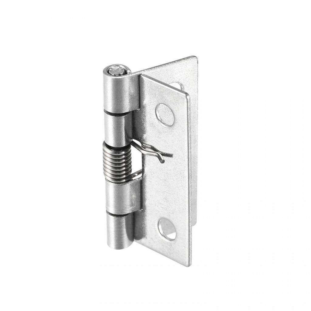 uxcell Spring Loaded Hinges 304 Stainless Steel Self Closing Hinges for Cabinets 38x19mm 2pcs