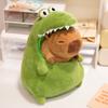 Cartoon Crocodile Turn Capybara Plush Toy Cute Girl Child Detachable Gift Doll