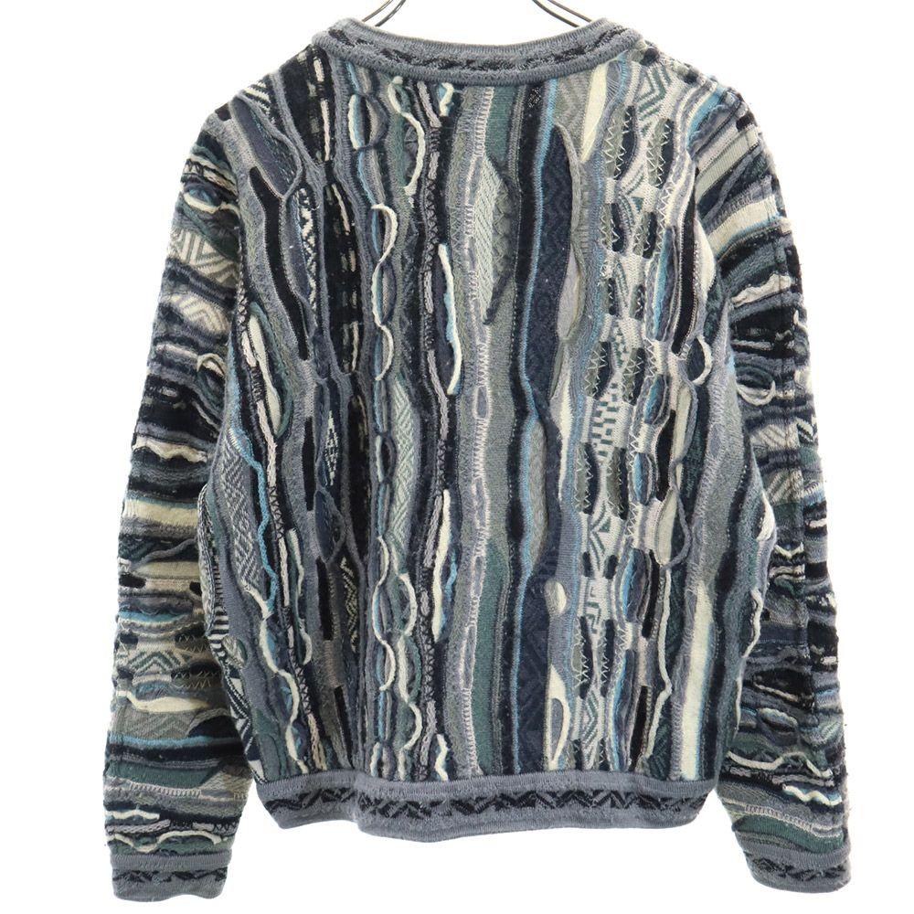 Coogi 90er Wolle Old 3D Strick Overall Griff Langarm Strickpullover Herren Gebraucht