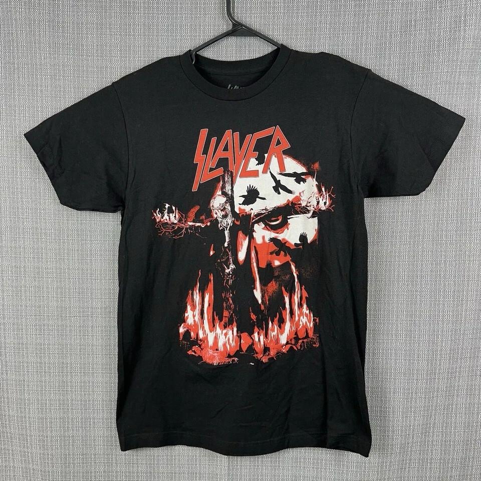 Slayer Band Black Scarecrow Graphic Grunge Unisex T Shirt S-5XL HH04183 L