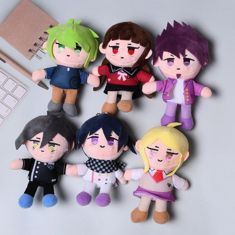Anime Danganronpa Plush Toys Pendant V3 Dangan Ronpa Komaeda Nagito Hinata Hajime Enoshima Junko Plushie Doll Key Chains Gifts