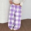 Women's Casual And Fashionable Printed Elastic Waist Loose Wide Leg Pants