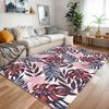 Botanical Print Area Rug for Living Room Large Bedroom Modern Elegant Non-Slip Mat