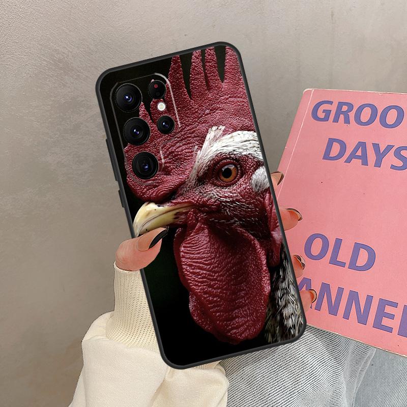 

Cock Rooster Chicken Case For Samsung Galaxy S25 Ultra S20 S21 S22 S23 S24 Ultra S9 S10 Plus S25 FE Cover Coque Galaxy S25 FE