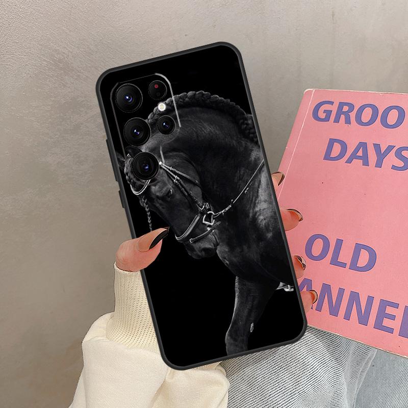Domineering Cool Horse Case For Samsung Galaxy S25 Ultra S20 S21 S22 S23 S24 Ultra S9 S10 Plus S25 FE Cover Coque