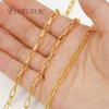 Multiple Styles 1 Meter 18K Gold Plated Brass Necklaces&Bracelets Chains Quality DIY Jewelry Accessories Chain For Needlework