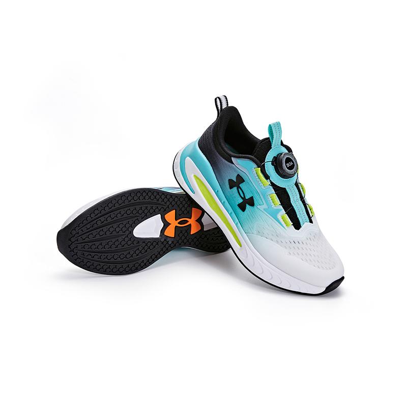 Under Armour Slip Resistant Breathable Sweat Absorbing Lightweight Rebound Running Shoes Kids Sneakers 2421101-482