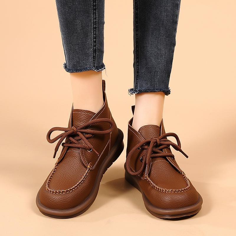 2025 New Thick Bottom Short Boots Spring and Fall Boots Padded Winter