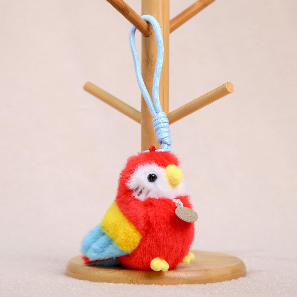 Plush Bird Keychain With Soft Cotton Filling For Girls And Women