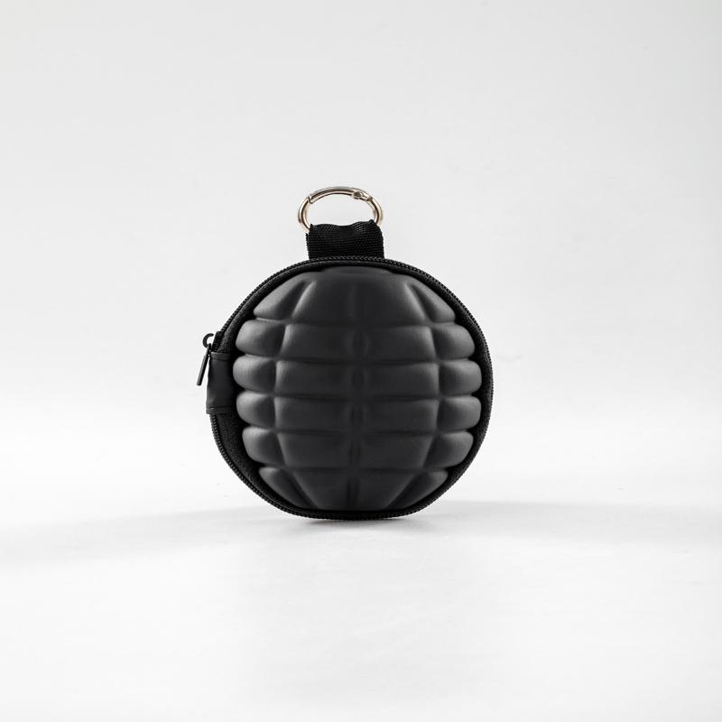 Tactical PU Leather Key Wallet Wear Resistant Large Capacity Small Coin Purse for Storing Keys Coins Cards Outdoor Activities