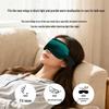 USB Heated Mugwort Eye Mask for Fatigue Relief and Sleep