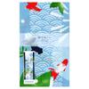 Hamamonyo Illustrated Hand Seigaiha Goldfish Towel,