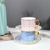 Tang Hui Dopamine Bone China Coffee Cup & Saucer Set