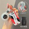 ABS Car Key Cover Case for Toyota RAV4 Corolla Hilux Fortuner Land Cruiser Camry Crown - Durable Keychain Accessories