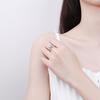 Sliver Rings Shining Classics 5A Zircon For Women Wedding Engagement Jewelry Fashion Luxury Gift High Quality