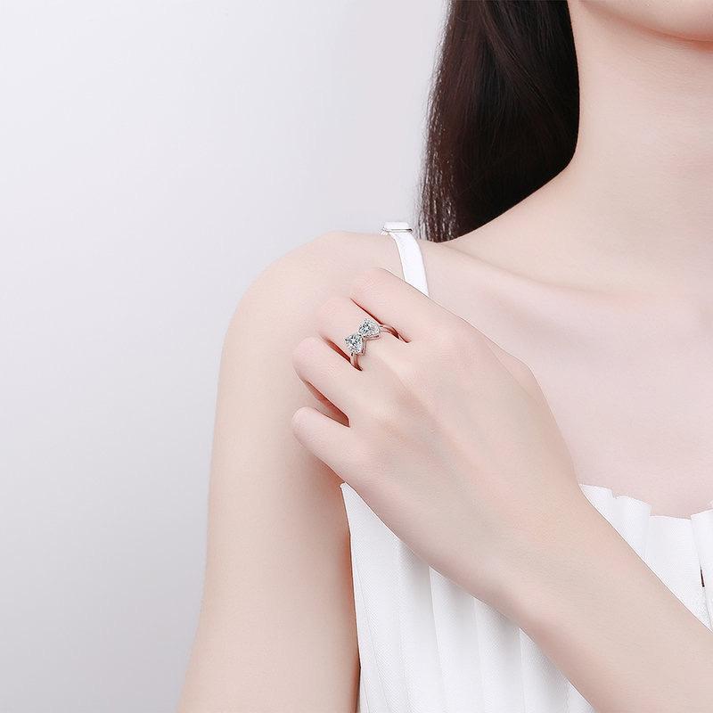 Sliver Rings Shining Classics 5A Zircon For Women Wedding Engagement Jewelry Fashion Luxury Gift High Quality