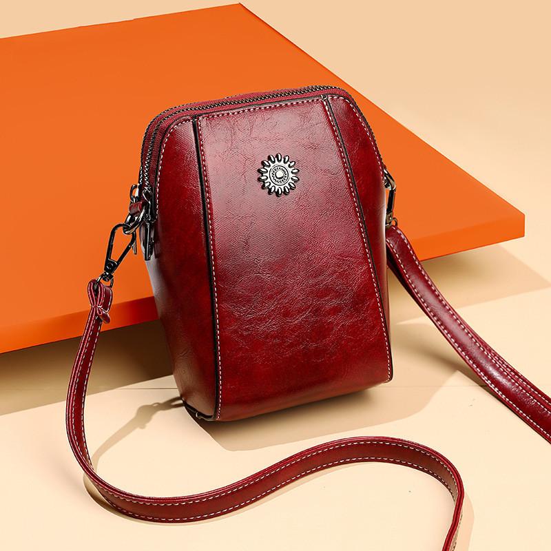 Pu Phone Bag Womens Small Crossbody Purse With Flap Closure For Daily Use