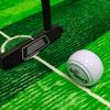 Bola de Prática de Golfe Prática Antiderrapante Não Racha Resistente a Impacto Resistente a Batidas Golfe Borracha Prática de Putting Bola Chata Suprimento de Golfe