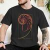 Golden Ratio Spiral T Shirt for Unisex Unisex Cotton Novelty TShirt O Neck Geek Math Tee Shirt Short Sleeve Tops Plus Size