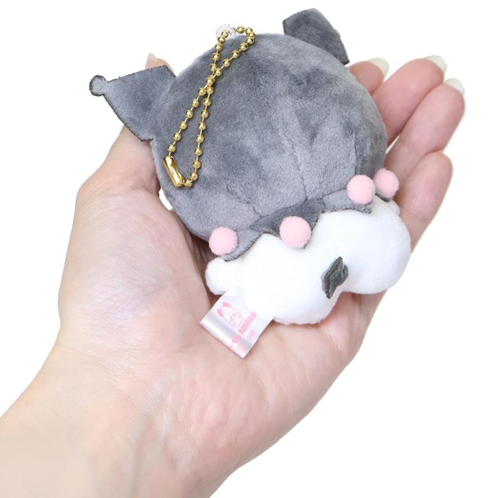 Sanrio Characters x Mochimochi Panda Mascot Sanrio [Kamio Japan] [Mascot] Keychain/Kuromi
