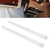 4pcs Silver Drawer Support Bracket Carbon Steel Drawer Reinforcement Bracket  Kitchen
